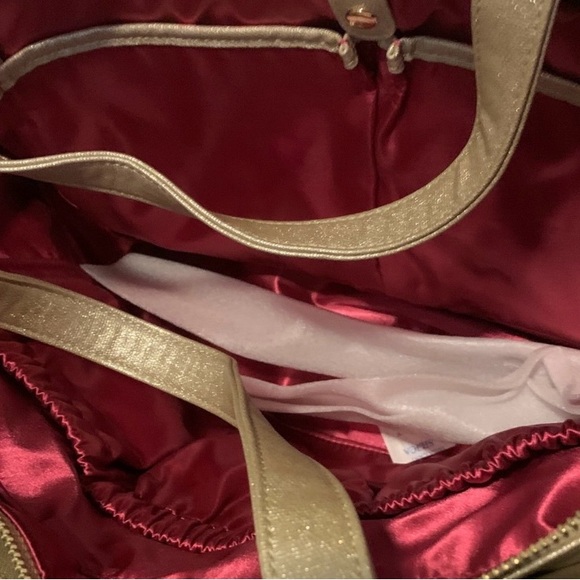 NWT, limited edition color Gold Sparkle White Elm Aquila Tote! - Picture 6 of 11